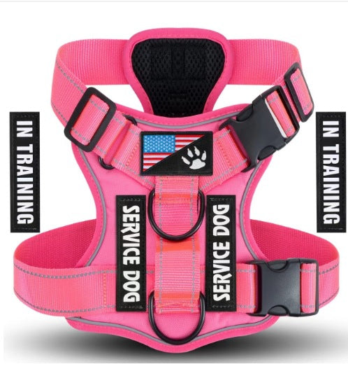 AyalaPet Large Dog Escape Prevention Rig - Heavy-duty Anti-pull Pet Vest with Handle - Reflective Adjustable Tactical Rig, Available in Multiple Colors and Sizes for Large Dogs