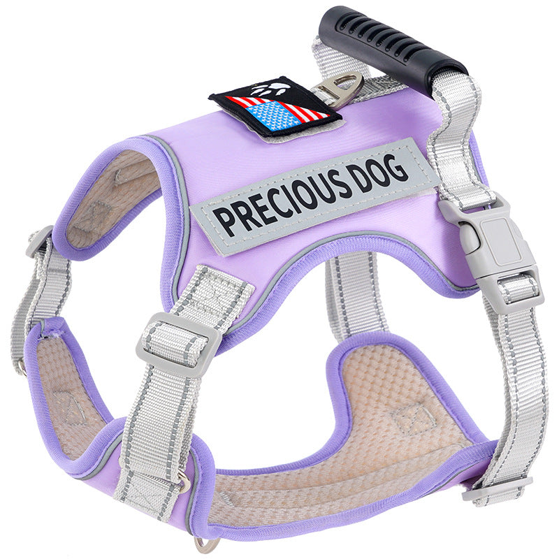 AyalaPet Soft Mesh Dog Harness for Small & Medium Dogs - No-Pull Breathable Pet Vest - Adjustable Reflective Step-In Harness for Puppies & Cats
