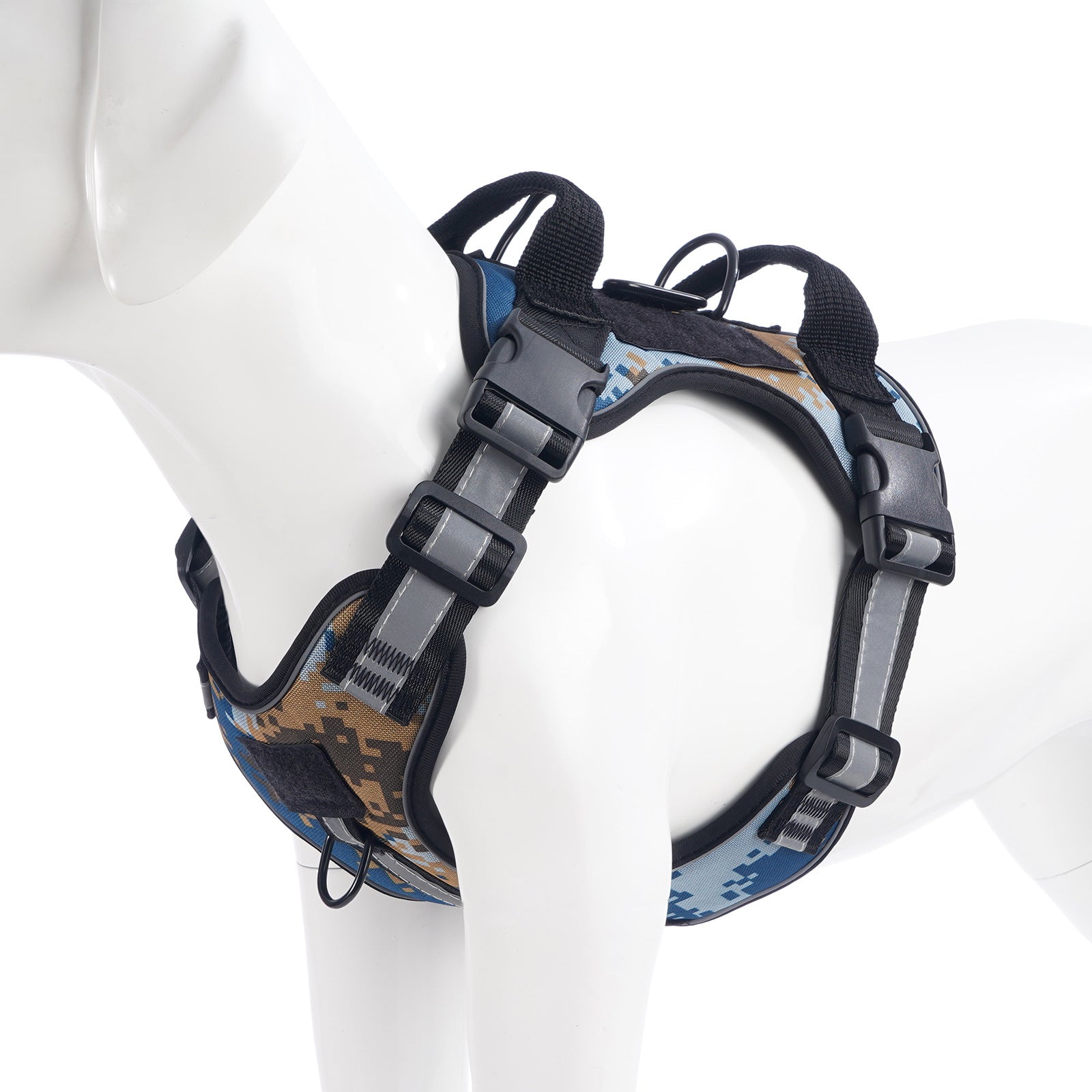 AyalaPet Escape-Proof Dog Harness with Leash - No-Pull Reflective Large Dog Vest Set - Heavy Duty Adjustable Pet Harness for All Breeds (XS to XL)
