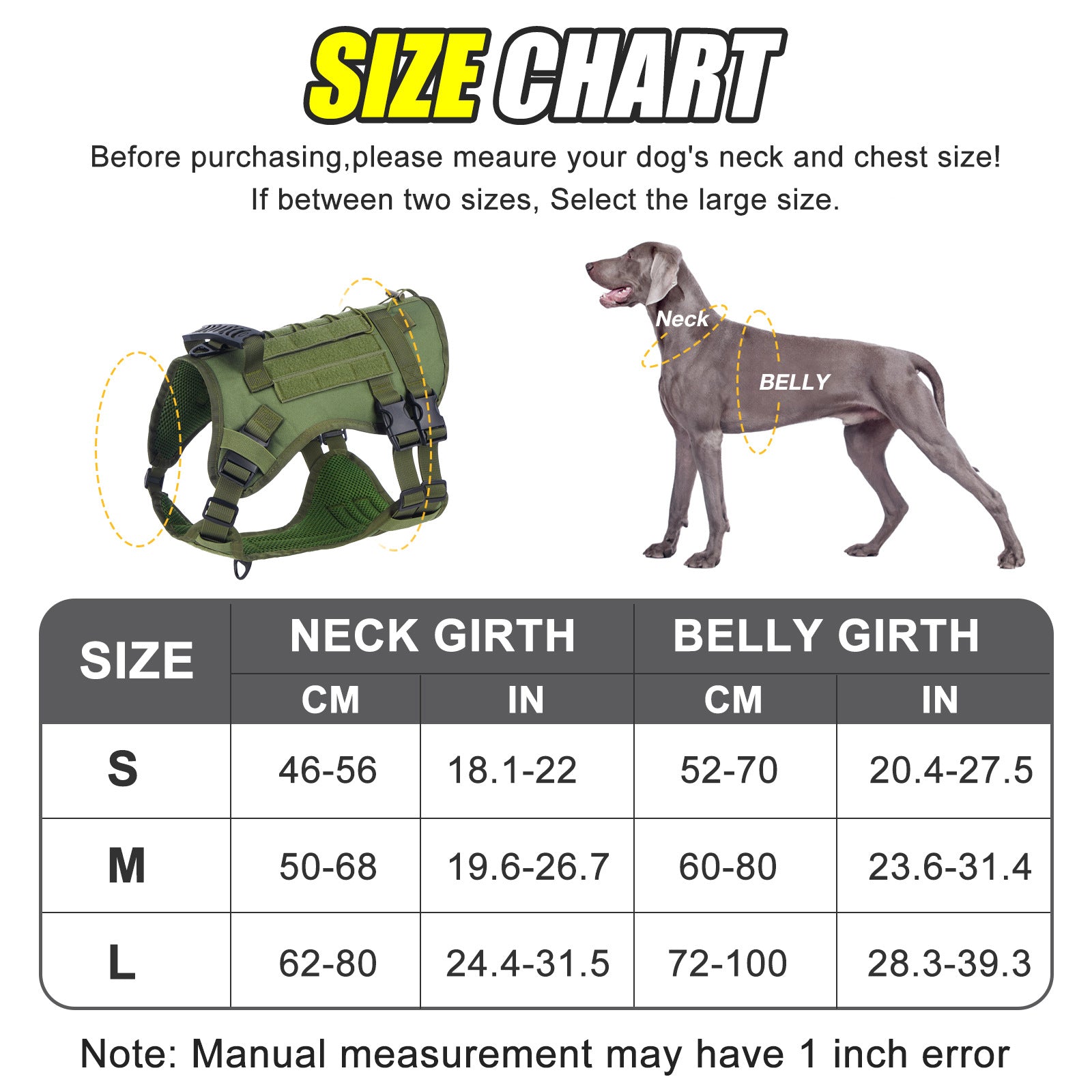 AyalaPet No-Pull Dog Harness and Leash Set - Reflective Adjustable Pet Vest for Small Medium Large Dogs - Escape-Proof Walking Gear (5 Colors & 3 Sizes)