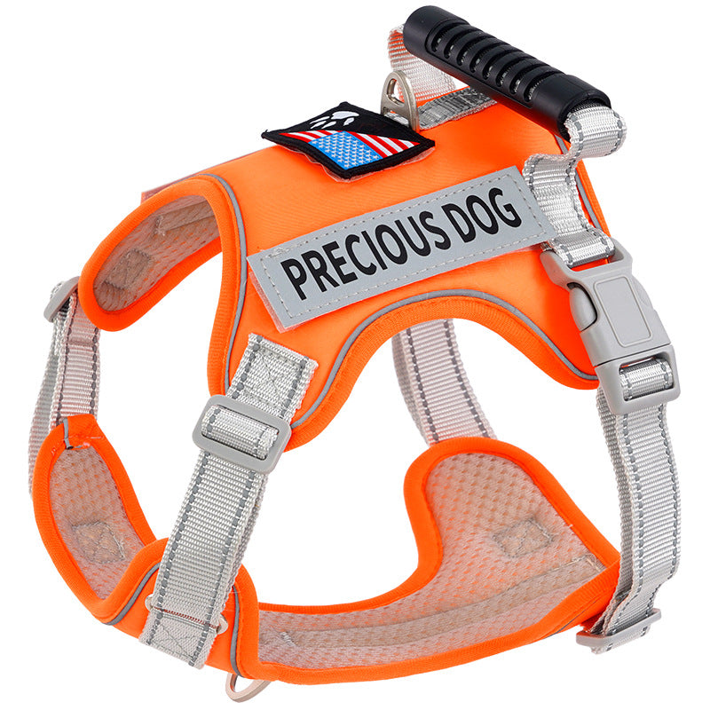 AyalaPet Soft Mesh Dog Harness for Small & Medium Dogs - No-Pull Breathable Pet Vest - Adjustable Reflective Step-In Harness for Puppies & Cats