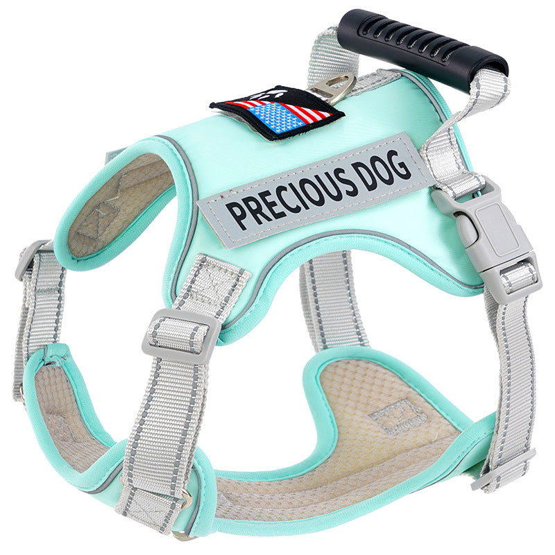AyalaPet Soft Mesh Dog Harness for Small & Medium Dogs - No-Pull Breathable Pet Vest - Adjustable Reflective Step-In Harness for Puppies & Cats