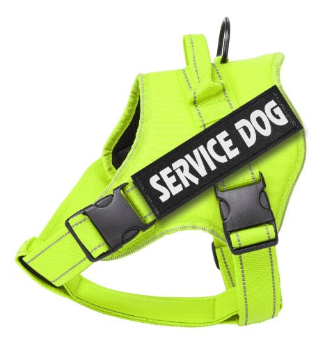 Tactical Dog Harness No-Pull - Heavy Duty Military Pet Vest with Handle & MOLLE System - Reflective Adjustable Outdoor Training Harness for Medium & Large Dogs