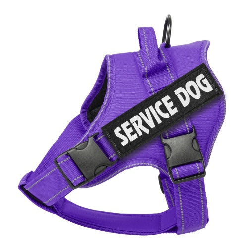 Tactical Dog Harness No-Pull - Heavy Duty Military Pet Vest with Handle & MOLLE System - Reflective Adjustable Outdoor Training Harness for Medium & Large Dogs