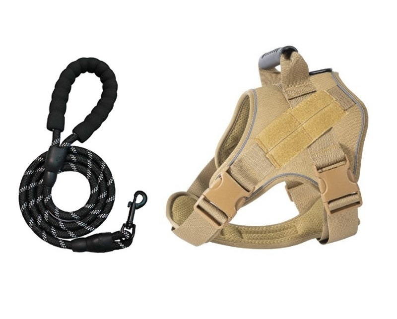 AyalaPet Tactical Dog Harness No-Pull - Heavy Duty Pet Vest with Handle - Adjustable Reflective Escape-Proof Harness for Small, Medium & Large Dogs